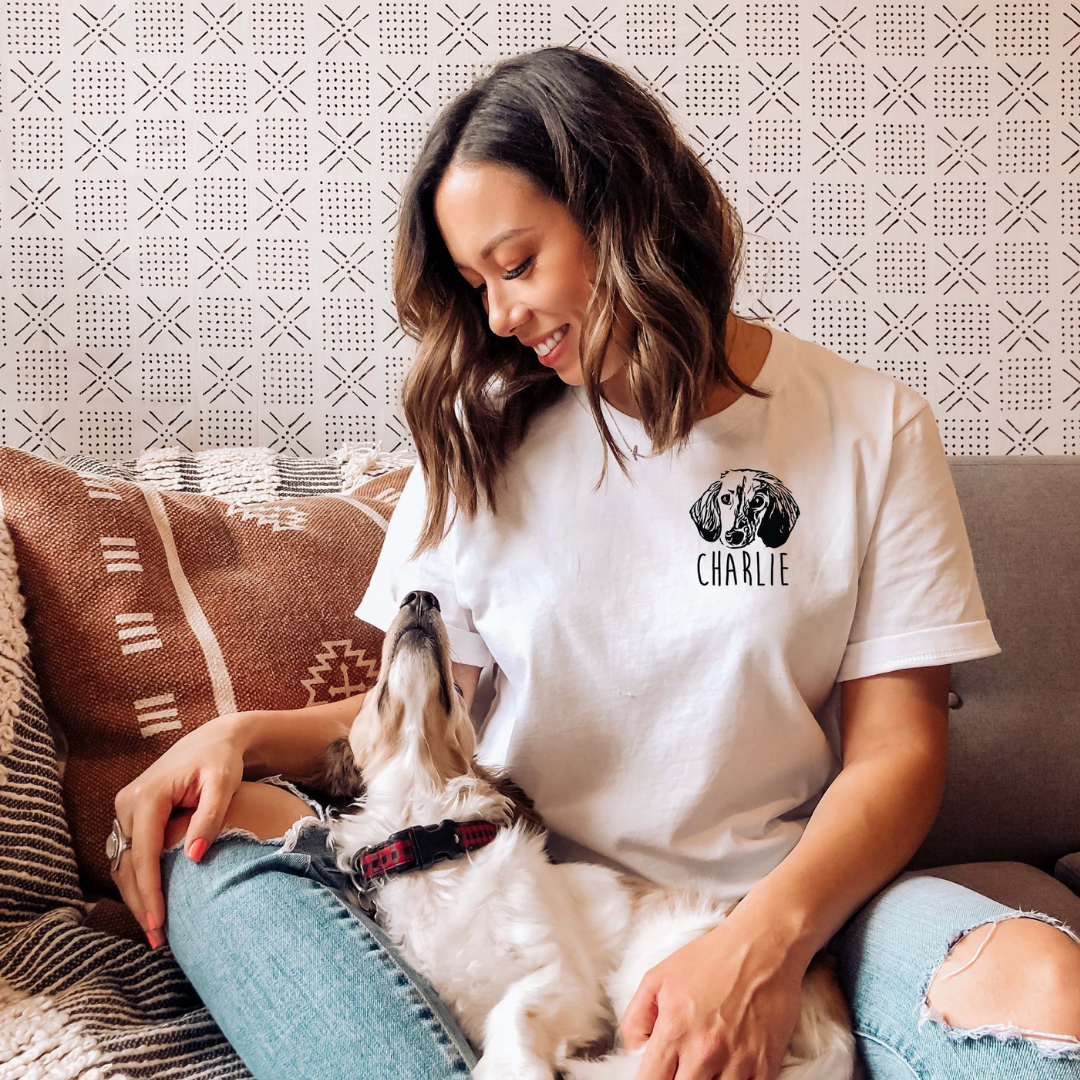 Custom Dog Portrait TShirt