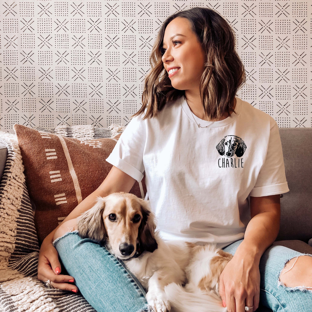 Custom Dog Portrait TShirt