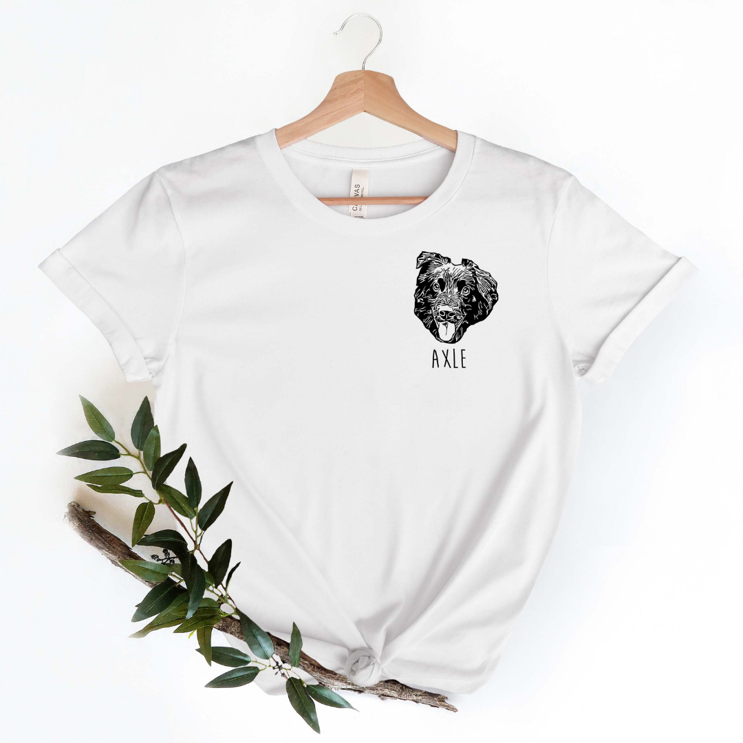 Custom Dog Portrait TShirt