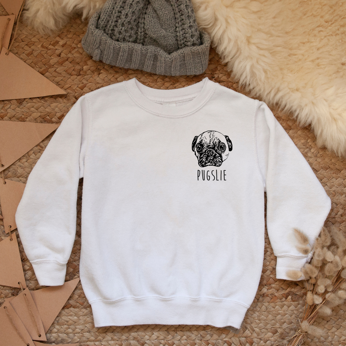 Youth Custom Dog Portrait Sweatshirt