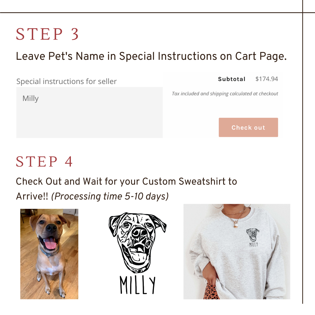 Valentine's Day Custom Dog Portrait Sweatshirt