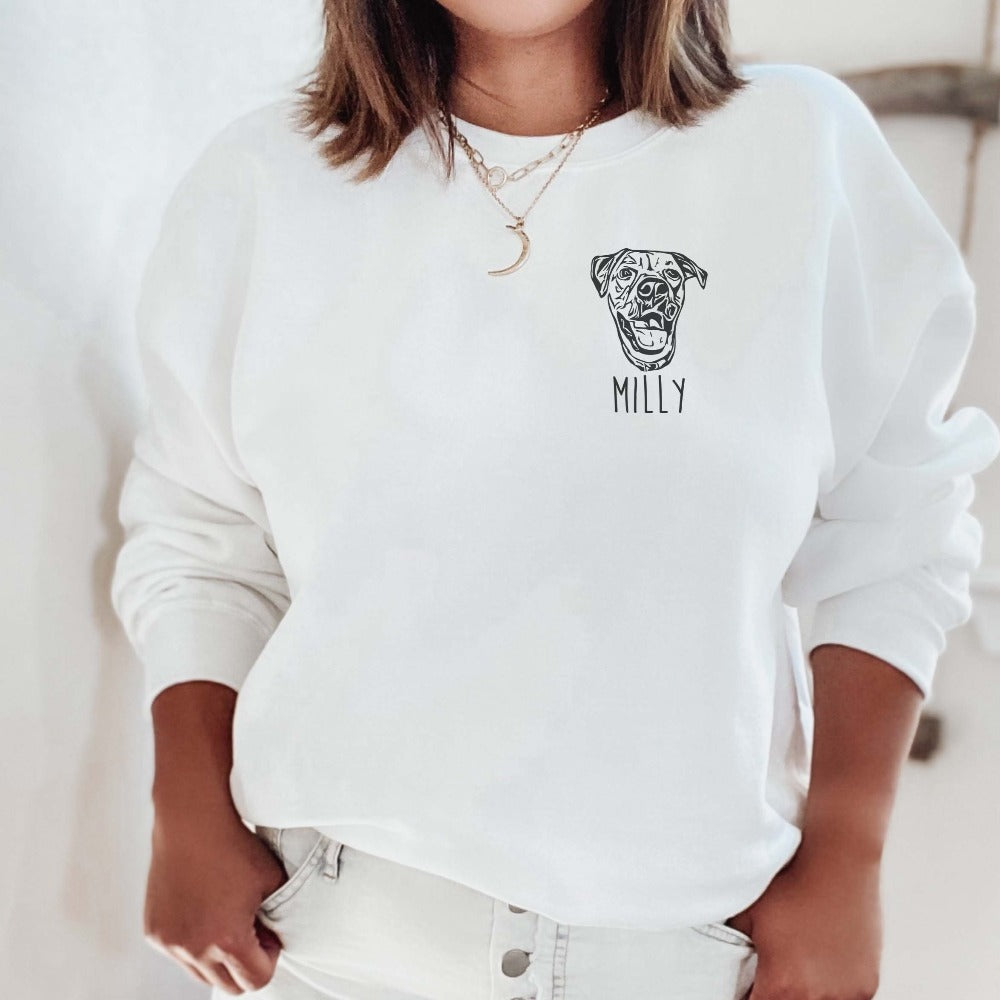 Custom Dog Portrait Sweatshirt