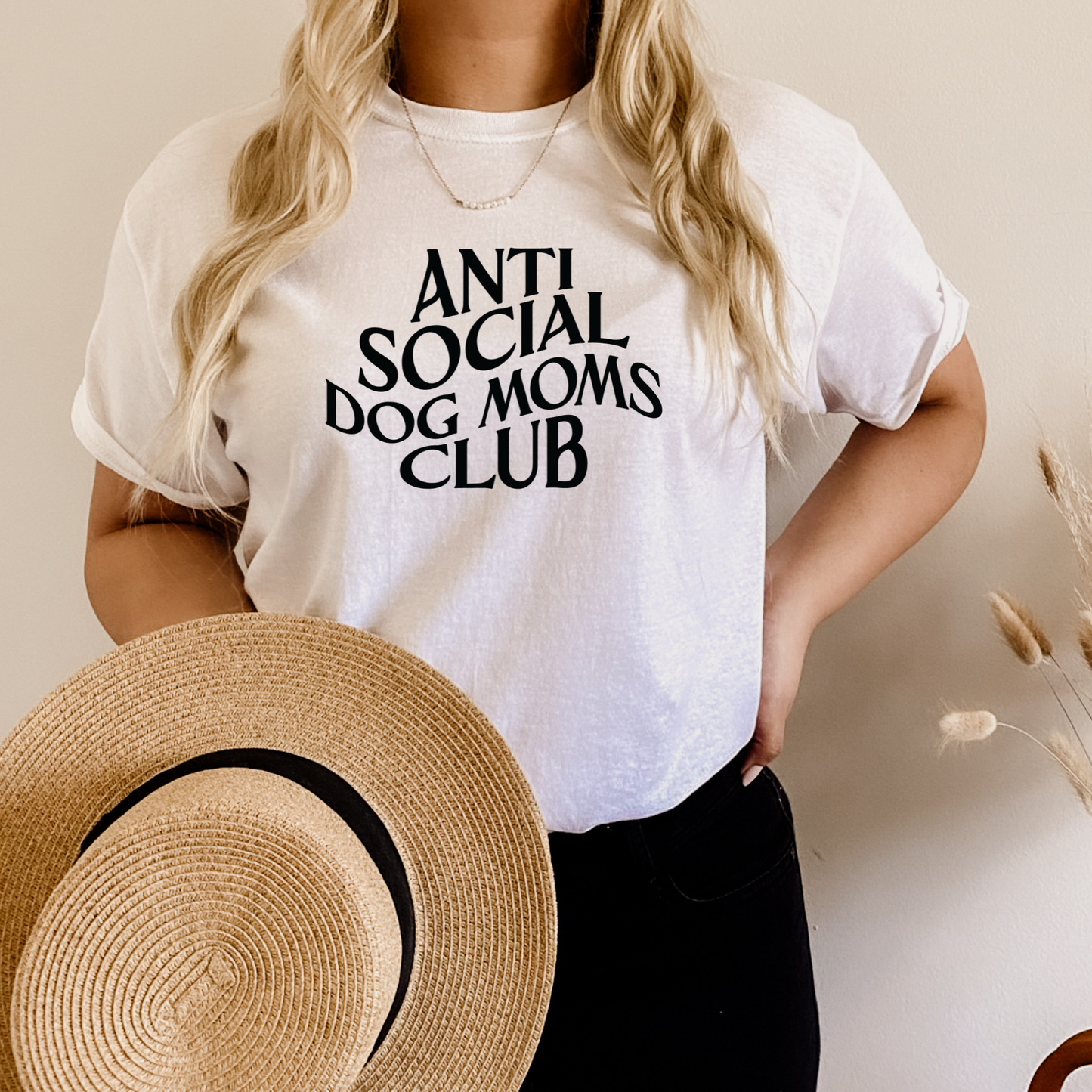 Anti Social Dog Moms Club Tshirt