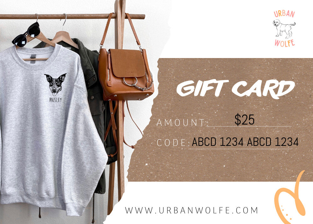 Urban Wolfe Gift Card